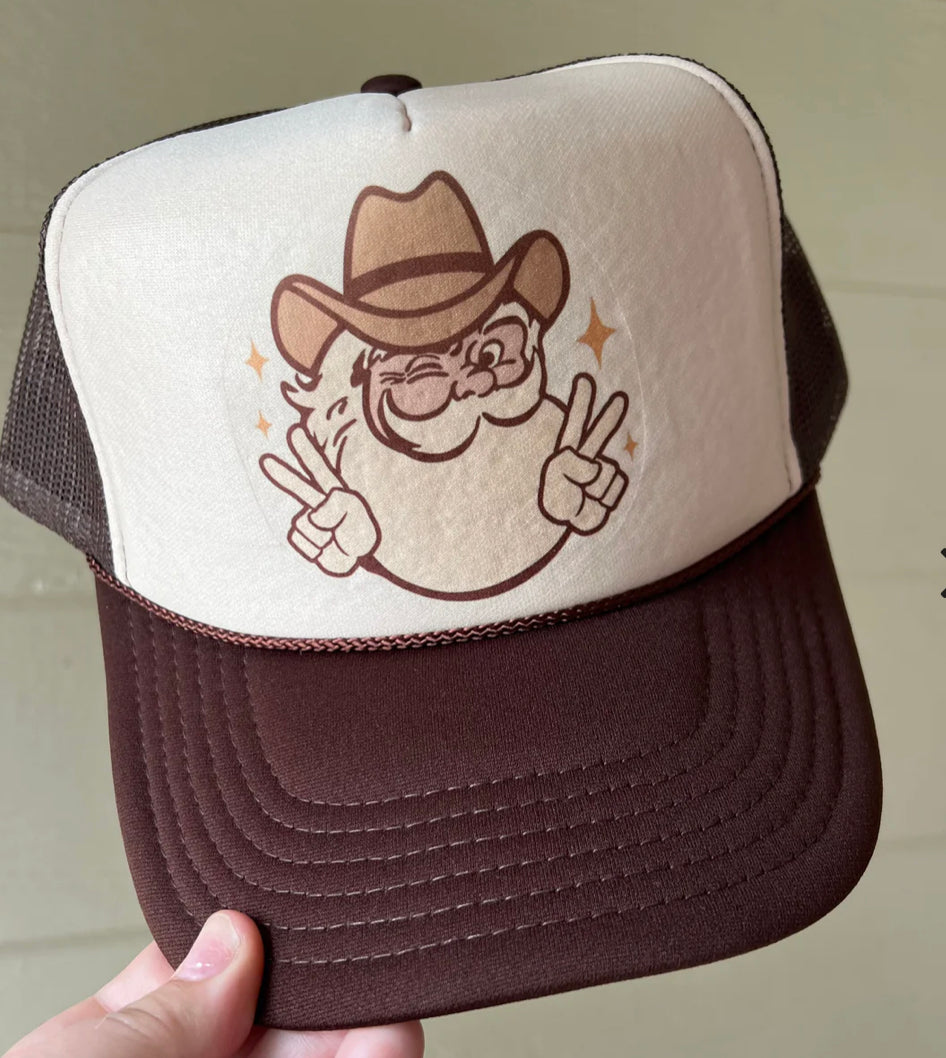 Cowboy Santa Trucker Hat